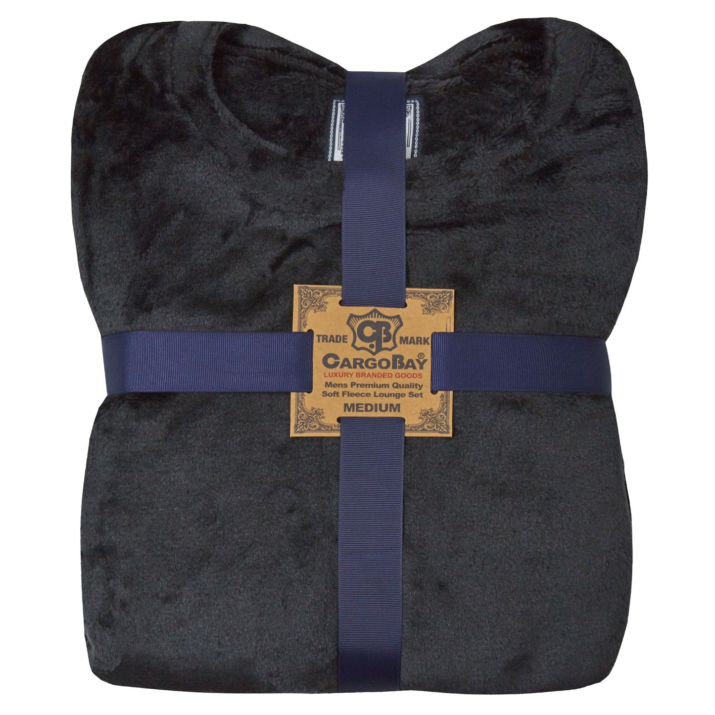 Mens Soft Shimmer Fleece Lounge Pyjama Set