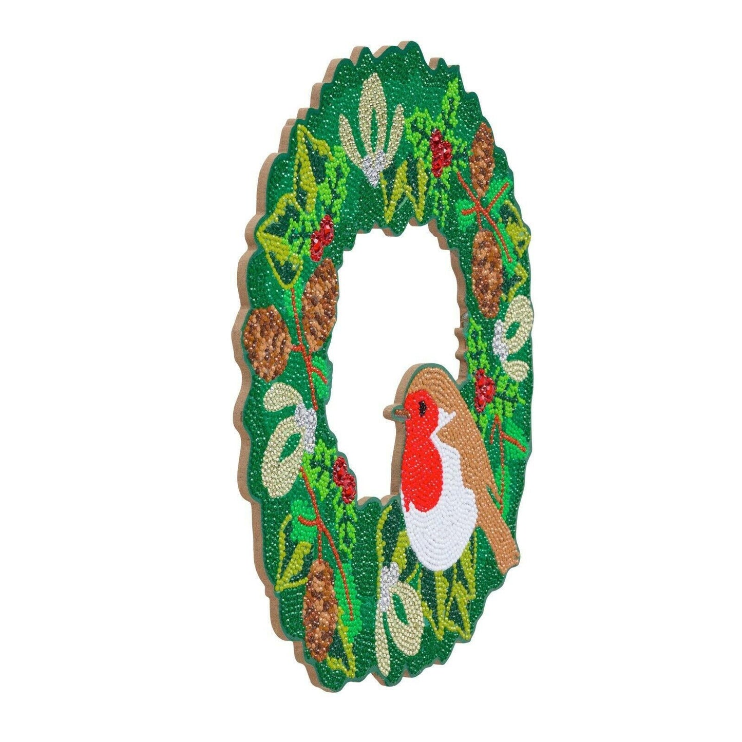 Craft Buddy 30cm Crystal Art Wreath Kit ~ Christmas