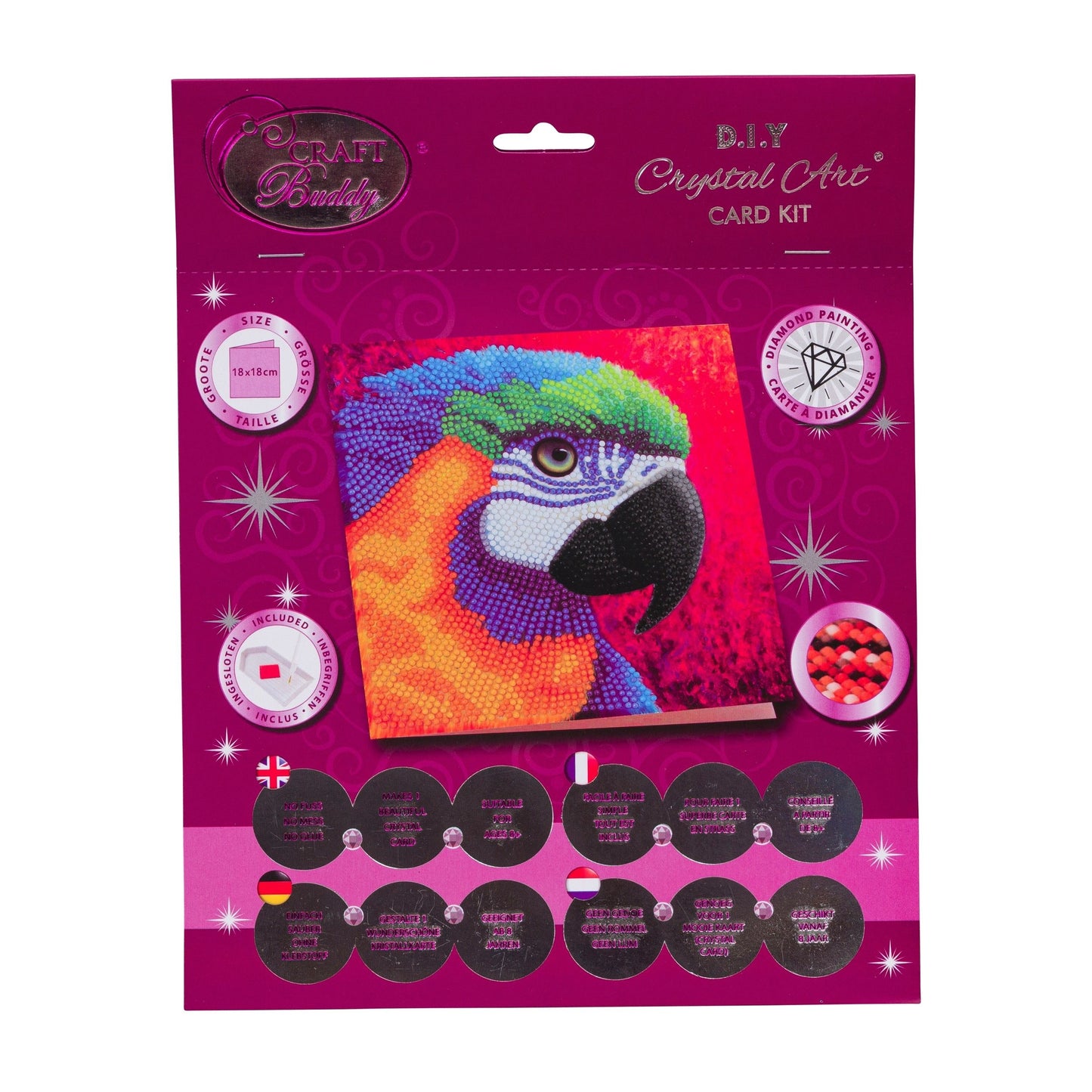 Craft Buddy 18x18cm DIY Crystal Card Kit - Paradise