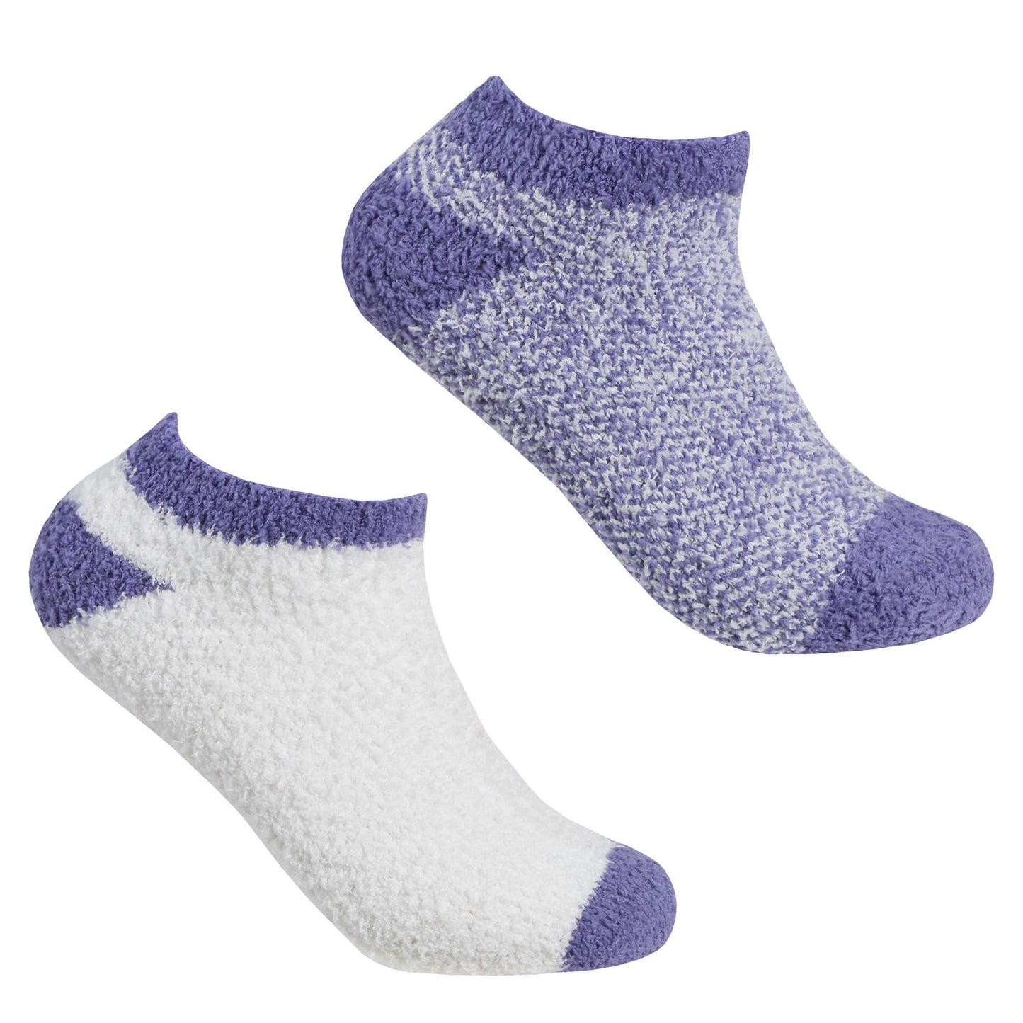 Ladies 2 Pk of Cosy Fleece Socks