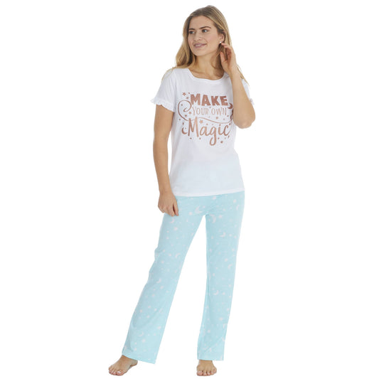 Ladies Celestial 'Make Your Own Magic' Pyjama Set