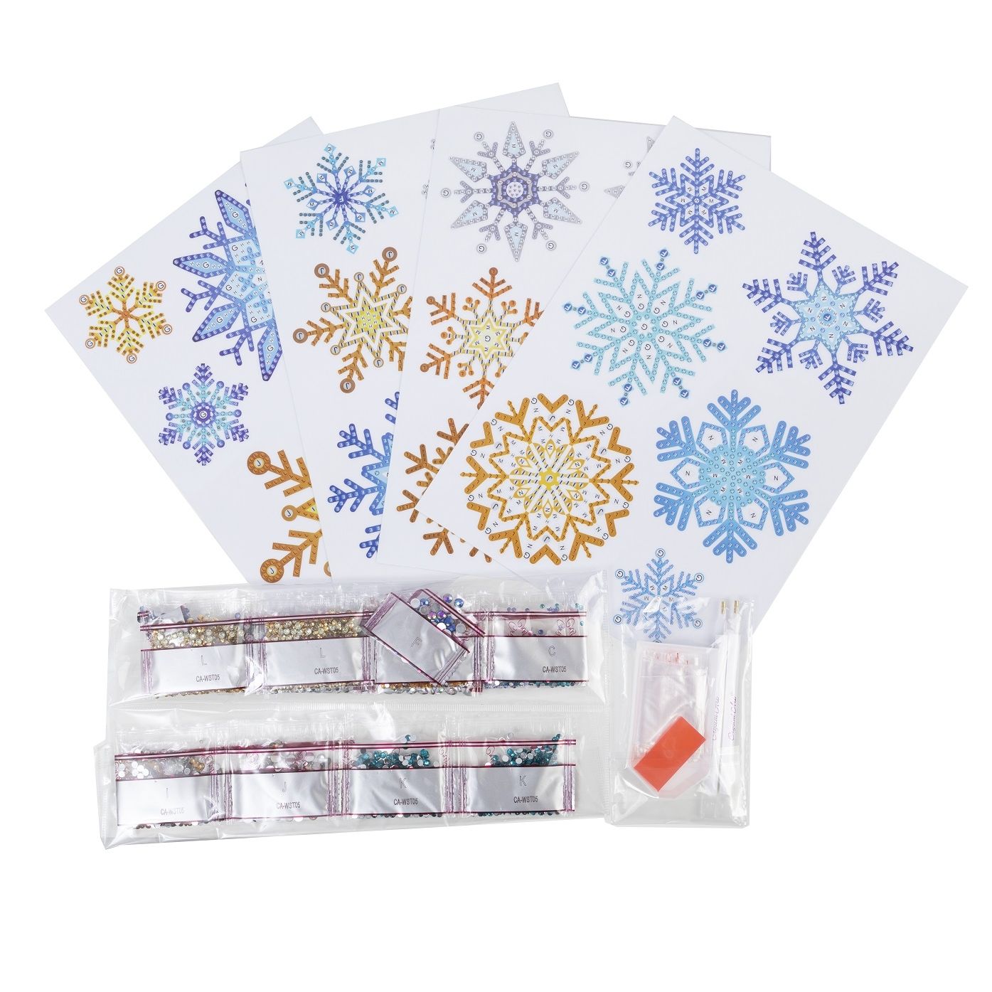 Craft Buddy Crystal Art Christmas Sticker Sets