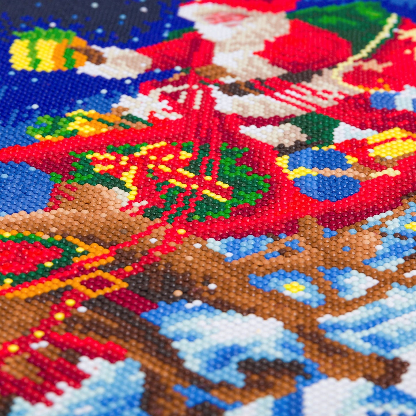 Craft Buddy Christmas Partial Crystal Mounted Crystal Art Kit 40cm x 50cm - Midnight Flight