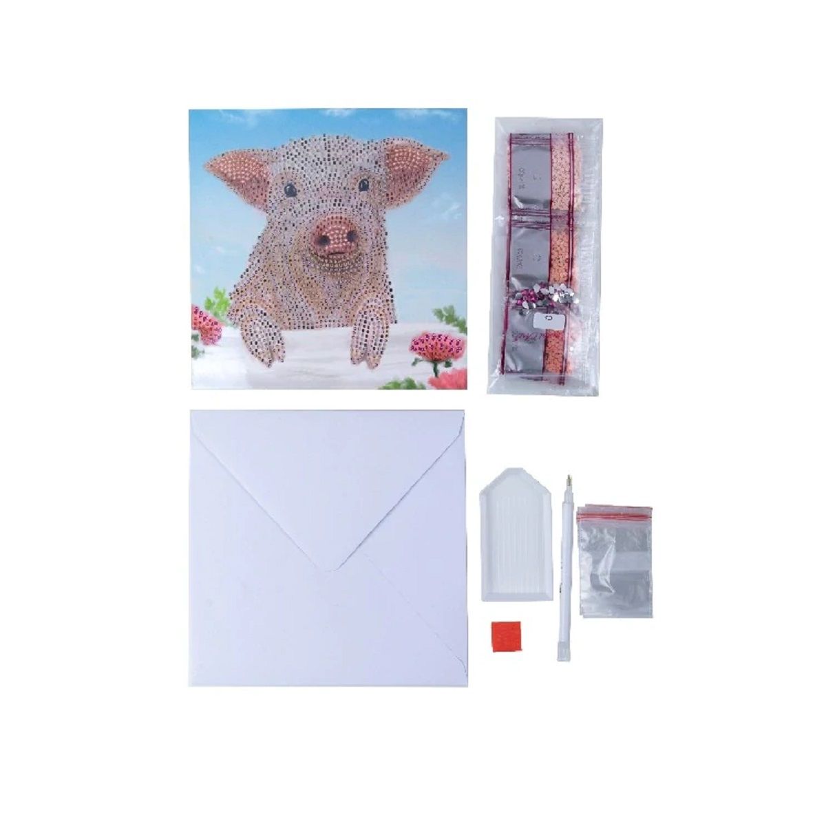 Craft Buddy 18x18cm DIY Crystal Card Kit ~ Spring Collection