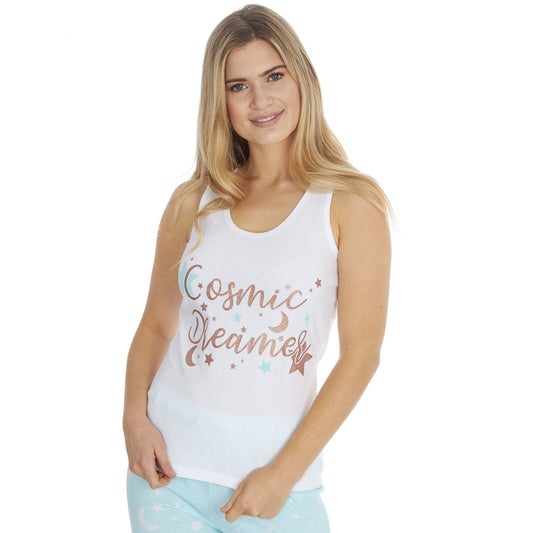 Ladies Celestial 'Cosmic Dreams' Shorts Pyjama Set