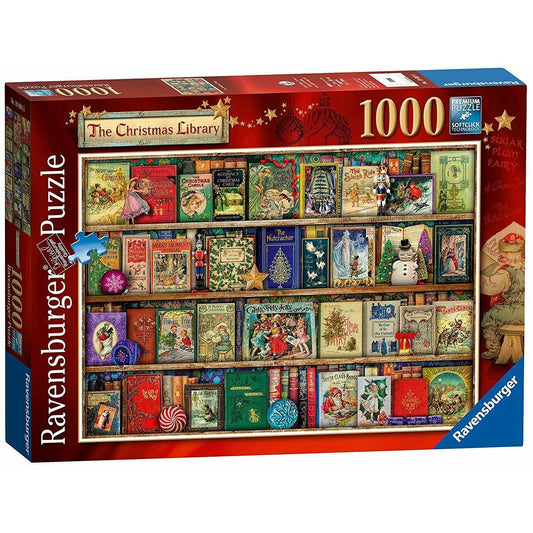 Jigsaw Puzzle - THE CHRISTMAS LIBRARY - 1000 Pieces