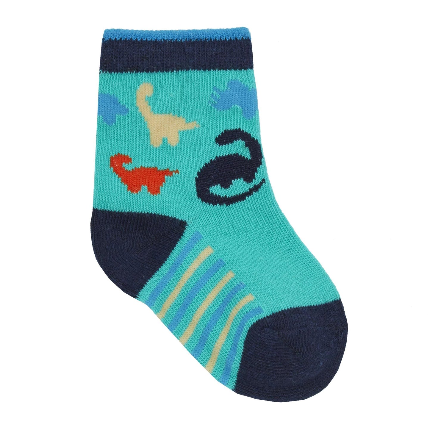 Babies 3 Pack of Dinosaur Design Socks
