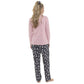 Ladies Penguin Pyjama Set with Matching Hair Scrunchie - S-XL