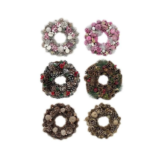 30cm Festive Christmas Door Wreath