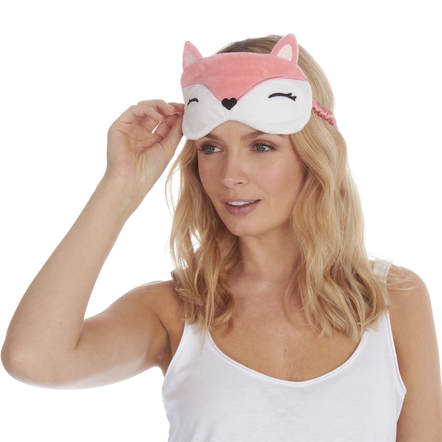 Ladies Eyemask and Fleece Lined Ballet Slipper Set