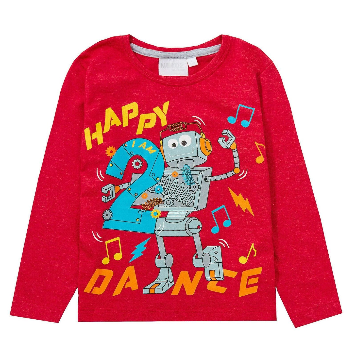 Childrens Birthday Age Design Long Sleeve Top