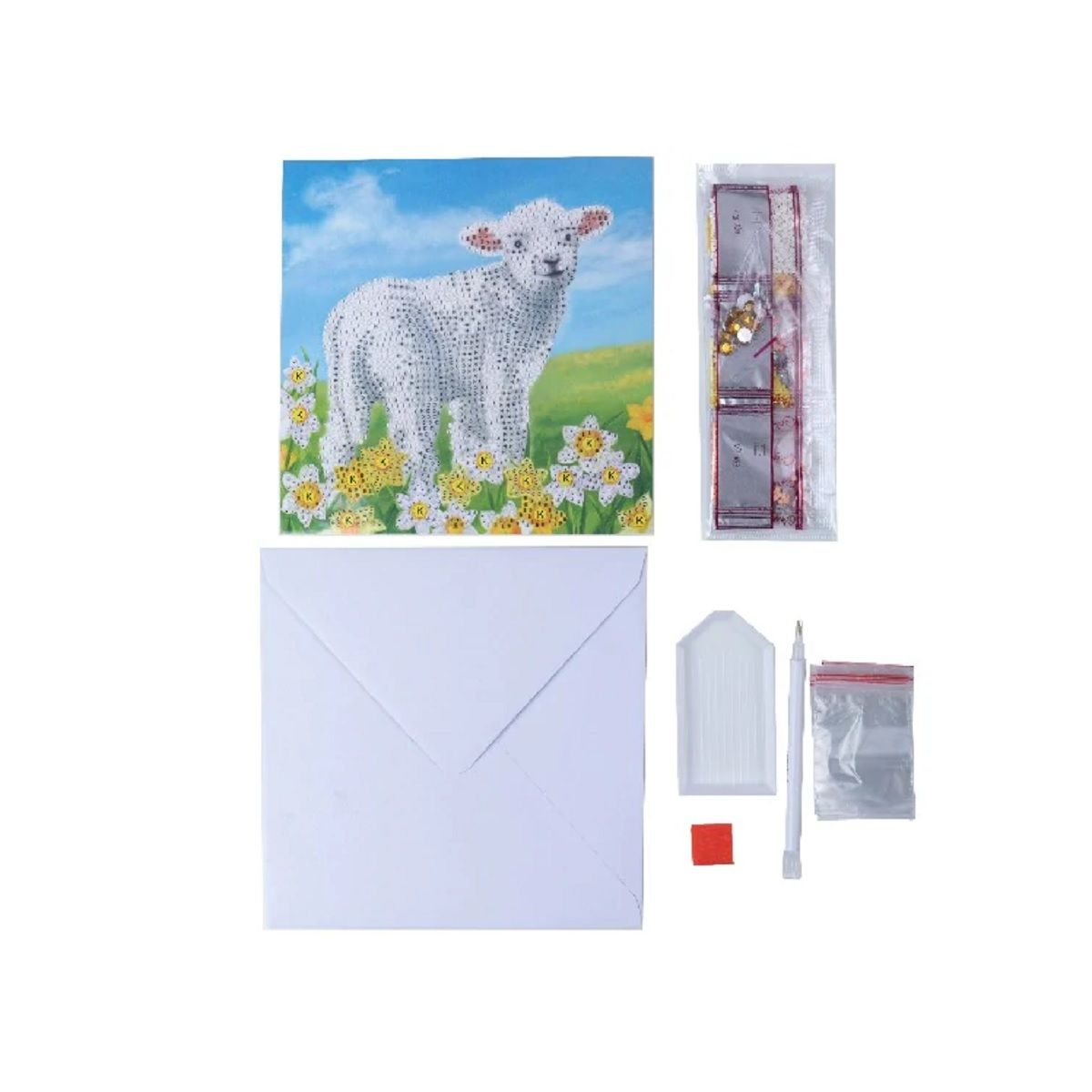 Craft Buddy 18x18cm DIY Crystal Card Kit ~ Spring Collection