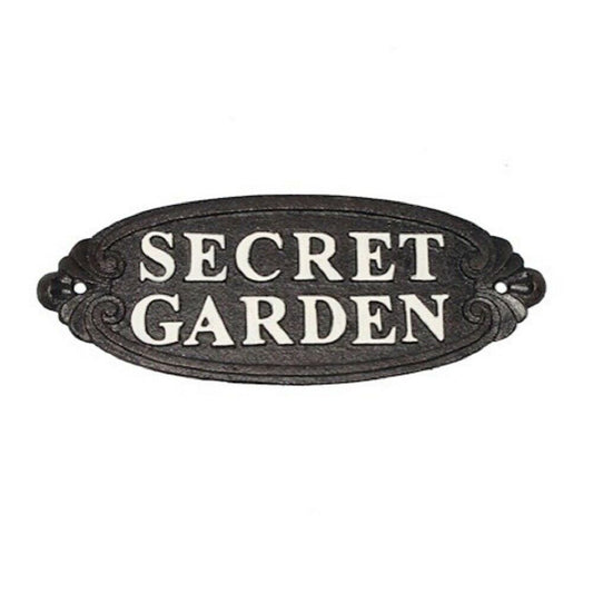 Secret Garden - Cast Iron Plaque