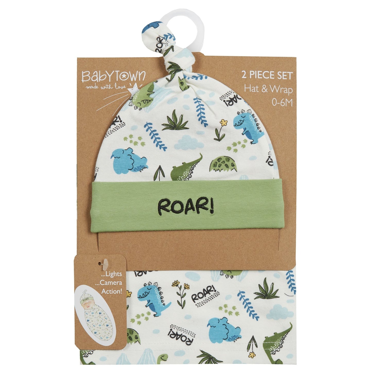 Babies Dinosaur Unicorn or Floral Gift Set ~ 0-6 months