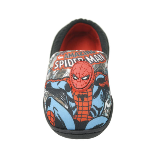 Childs Comic Scene Spiderman Slippers