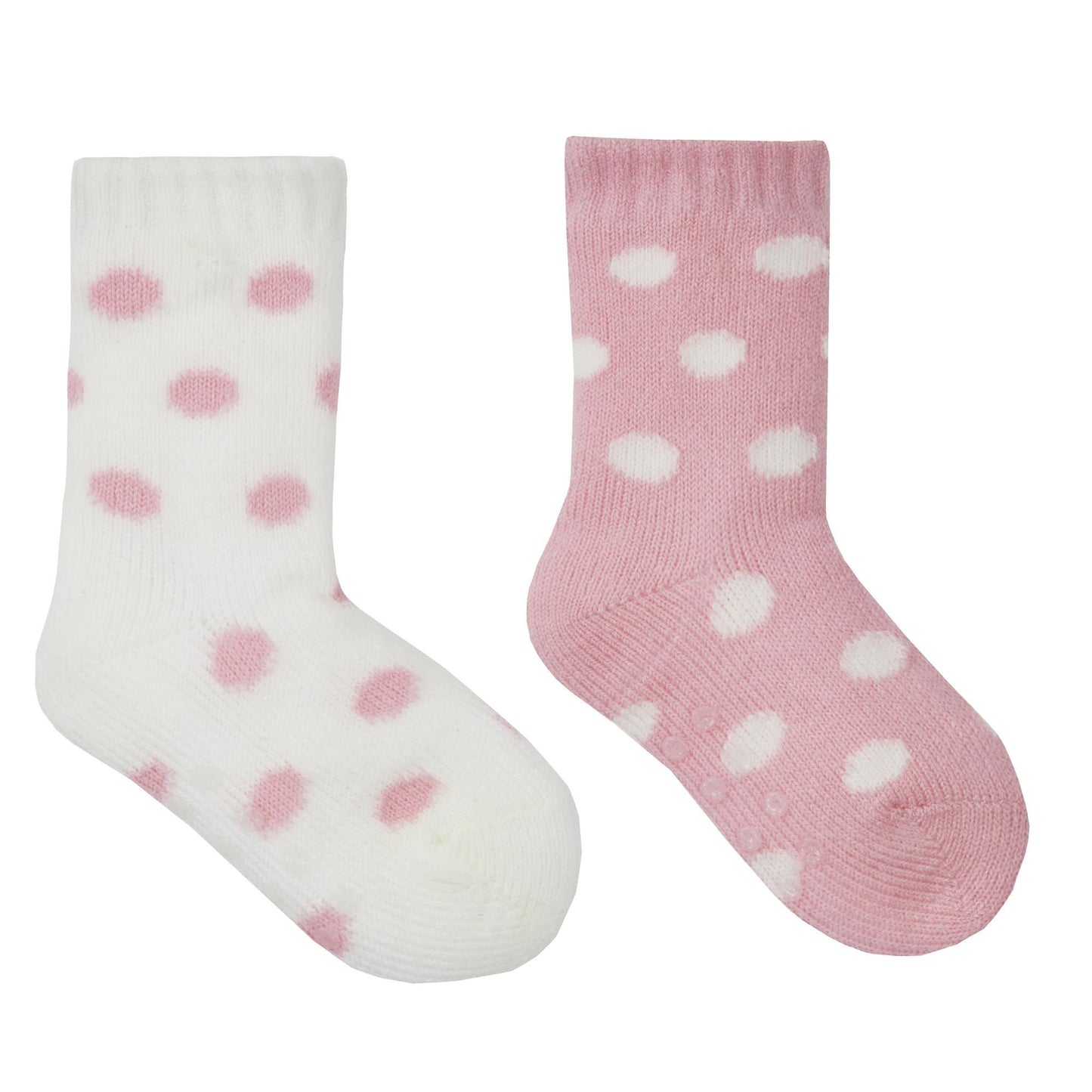 Babies 2 Pack of Lounge Slipper Socks