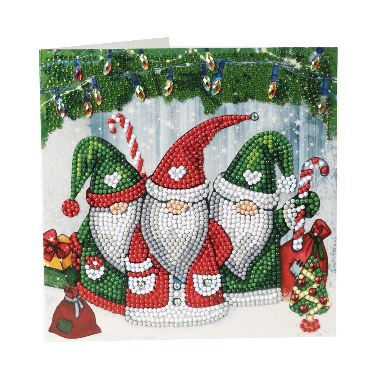 Craft Buddy 18x18cm DIY Crystal Christmas Card Kit ~ 2022 Designs