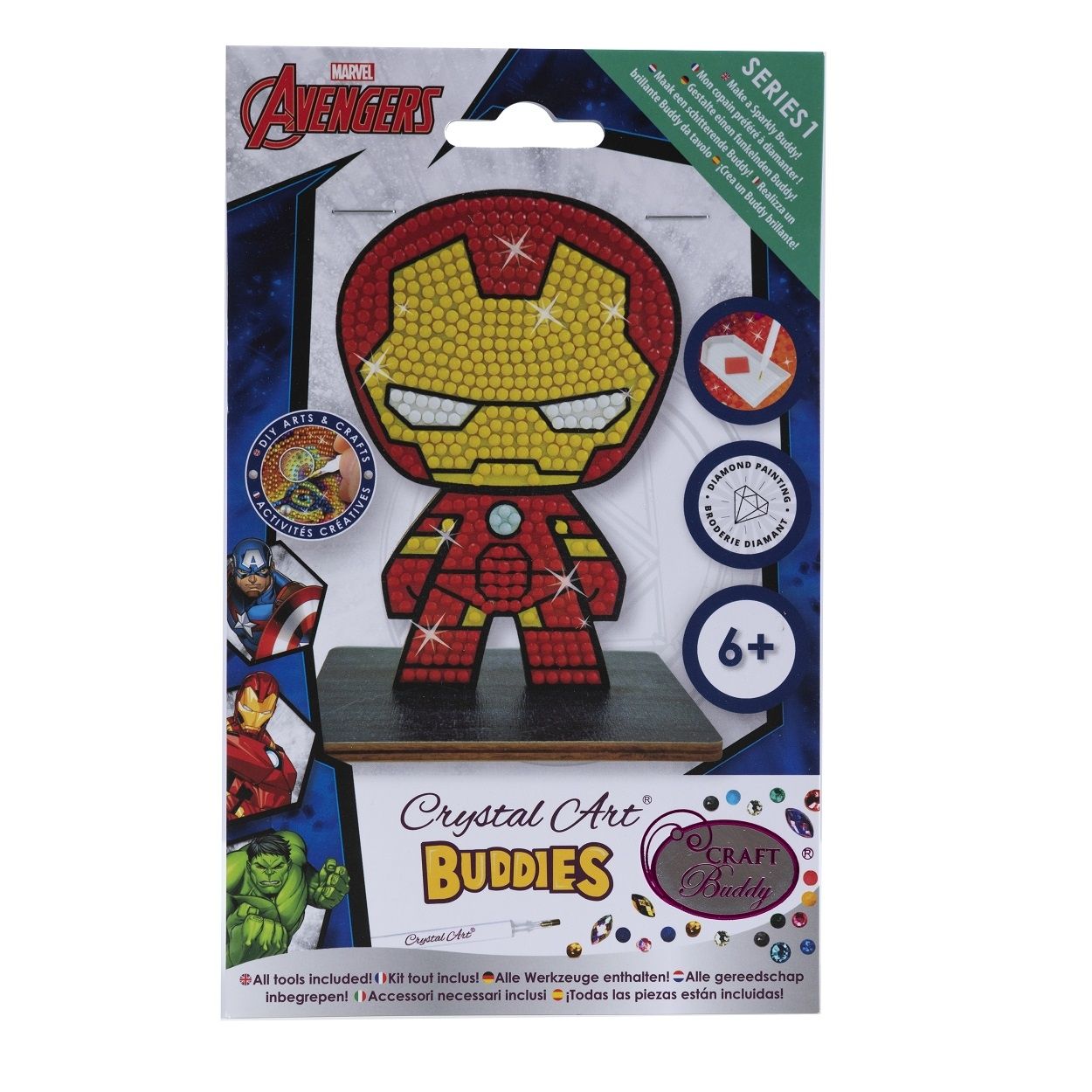 Craft Buddy Crystal Art Buddies Series 1 - Collectable Diamond Painting Figures