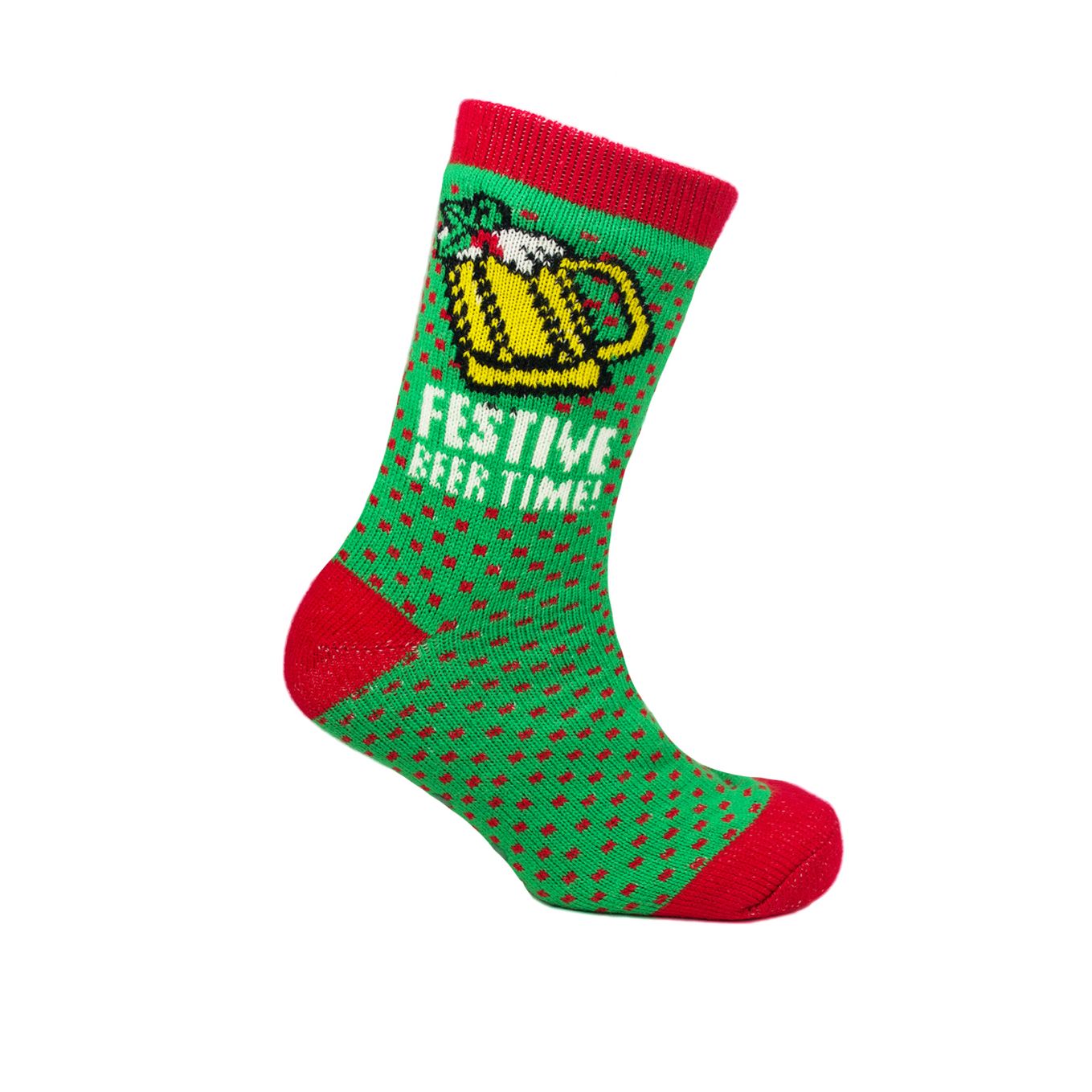 Mens Novelty Christmas Fleece Lined Slipper Socks