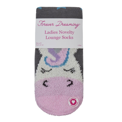 Ladies Thick Fleece Lined Slipper Socks