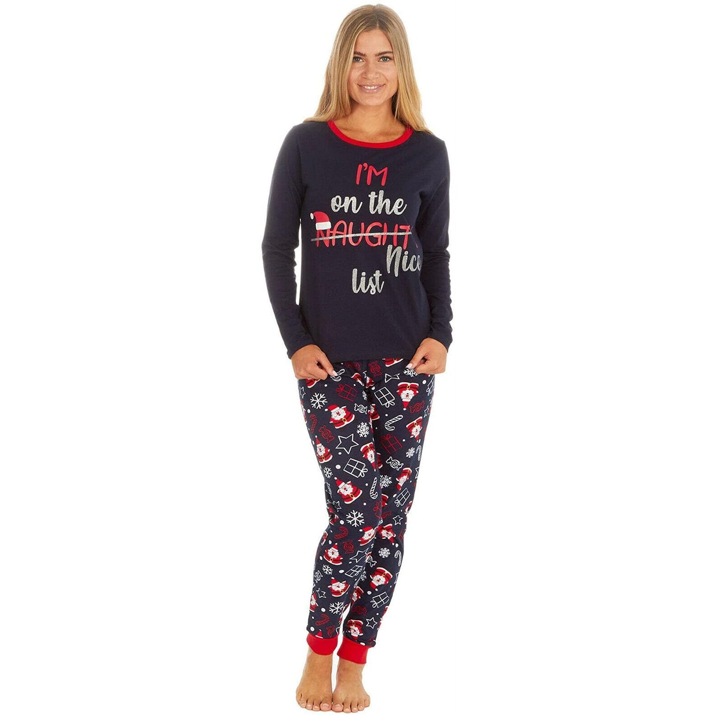 Family Christmas Naughty List Pyjama Set