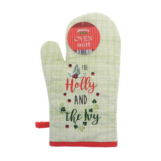 Christmas Design Oven Glove or Mitt