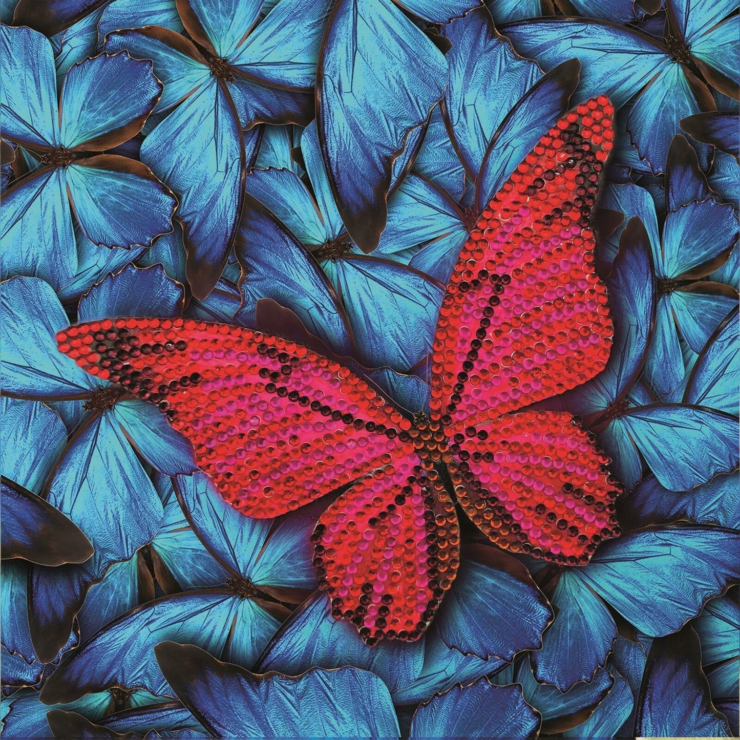 Craft Buddy 18x18cm DIY Crystal Card Kit ~ Butterfly