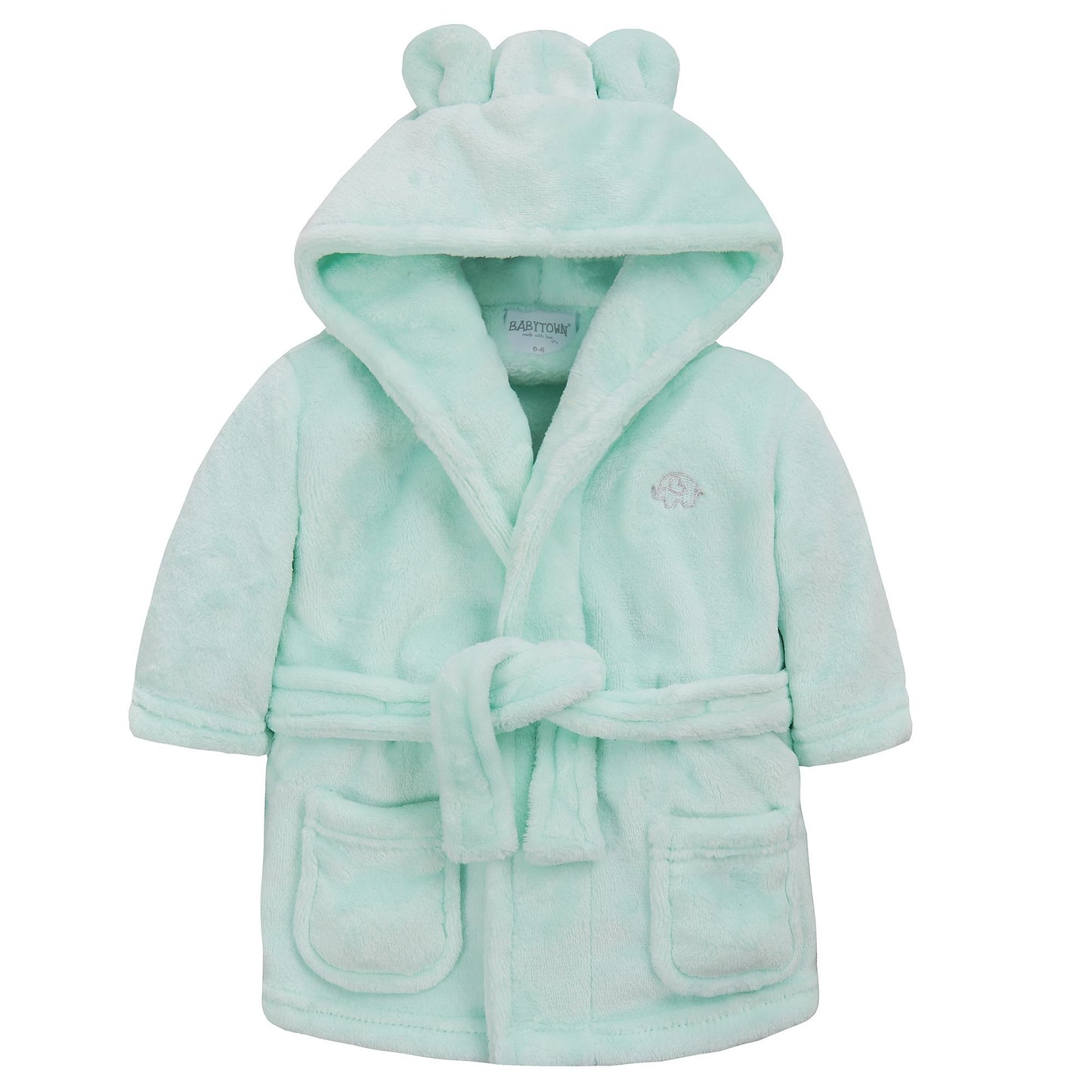 Babies Fleece Dressing Gown New Colours ~ 0-24 months