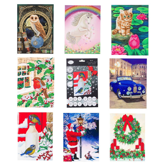 Craft Buddy DIY Giant 29cm x 21cm Crystal Card Kit