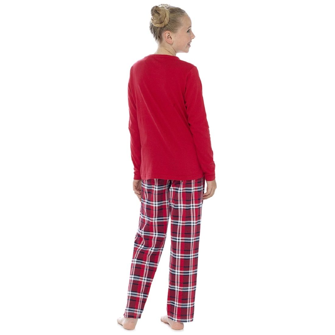 Girls Jersey Merry and Bright Christmas Pyjama Set ~ 7-13 years