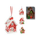 Christmas Hanging Gingerbread House Ornament with Colour Changing LED