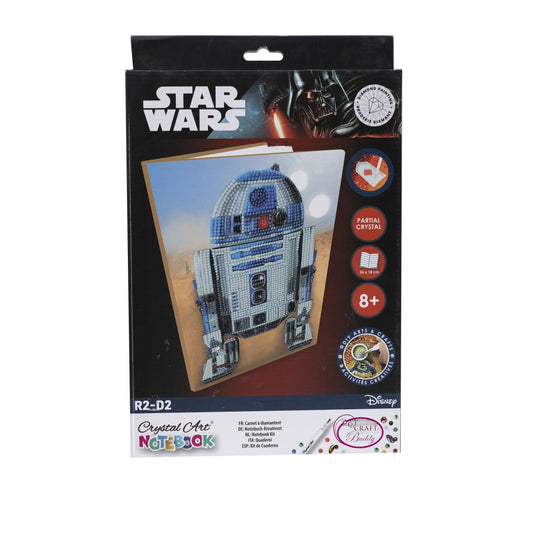 R2D2 - Craft Buddy Crystal Art Notebook Kit
