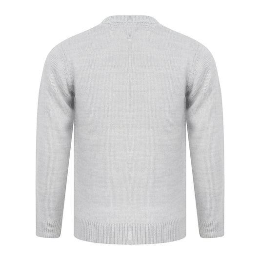 Childrens Knitted Reversible Sequin I Believe In Santa / Unicorns Christmas Jumper