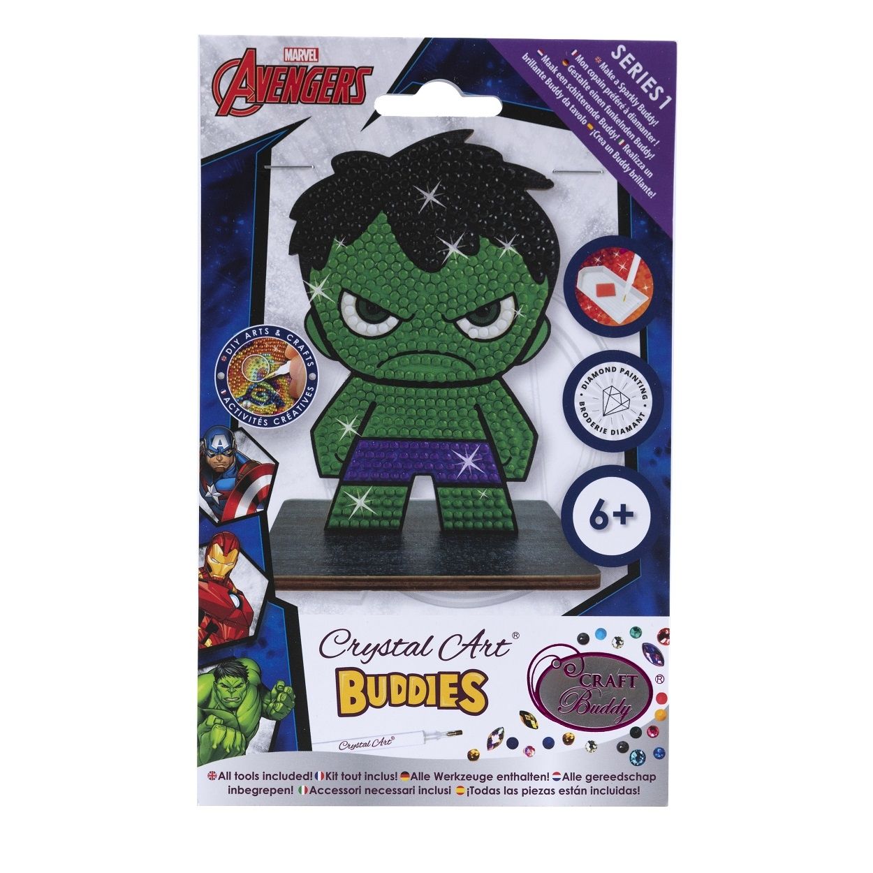 Craft Buddy Crystal Art Buddies Series 1 - Collectable Diamond Painting Figures