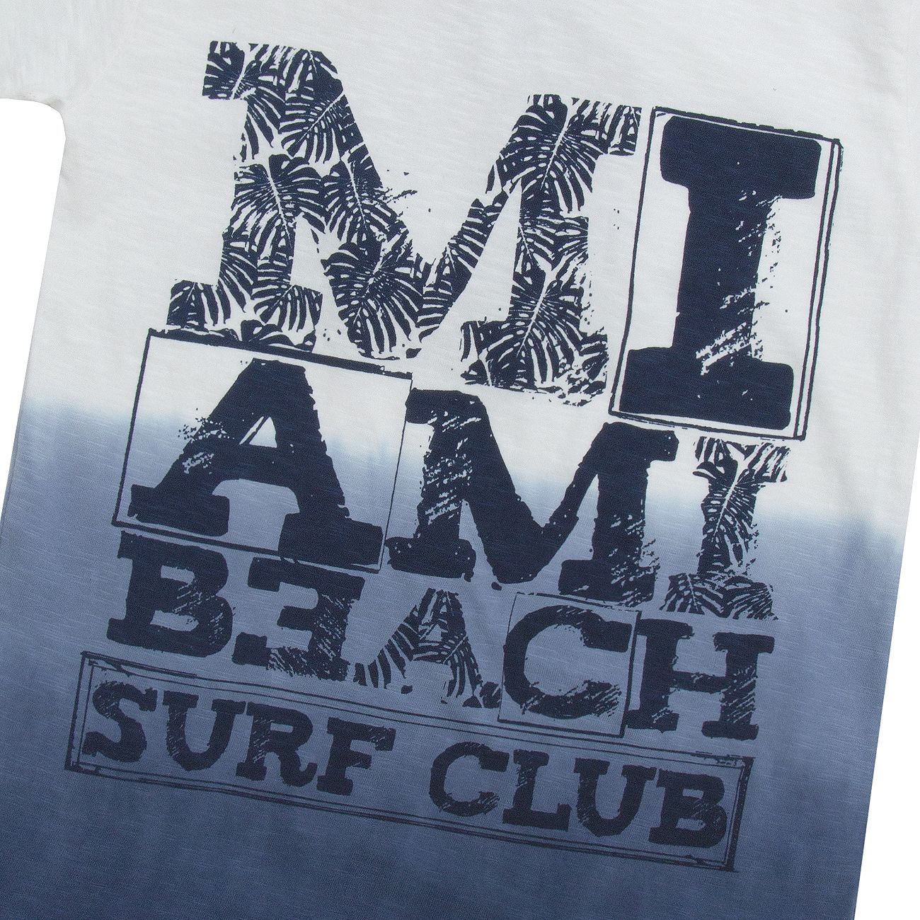 Childrens Dip Dyed T Shirt with American Print