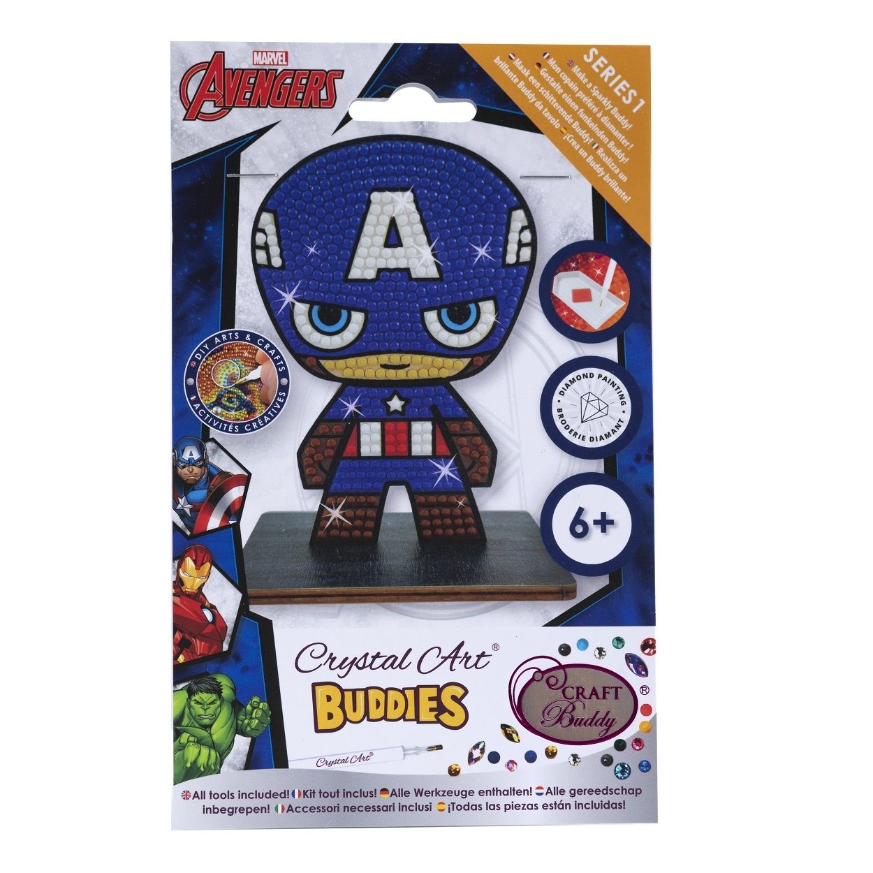 Craft Buddy Crystal Art Buddies Series 1 - Collectable Diamond Painting Figures