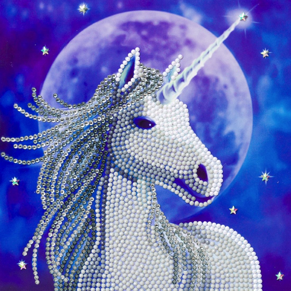 Craft Buddy 18x18cm DIY Crystal Card Kit - Starlight - Unicorn