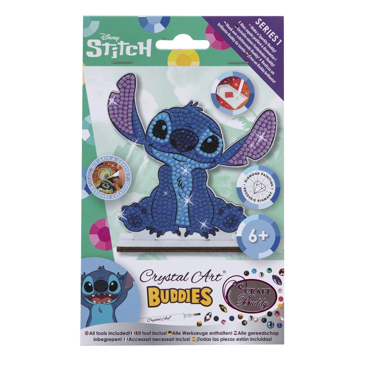 Craft Buddy Crystal Art Buddies Series 1 - Collectable Diamond Painting Figures