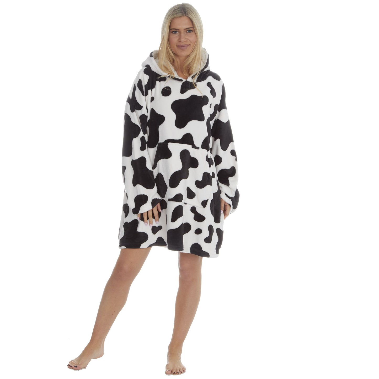 Ladies Oversized Warm Winter Lounge Hoodie