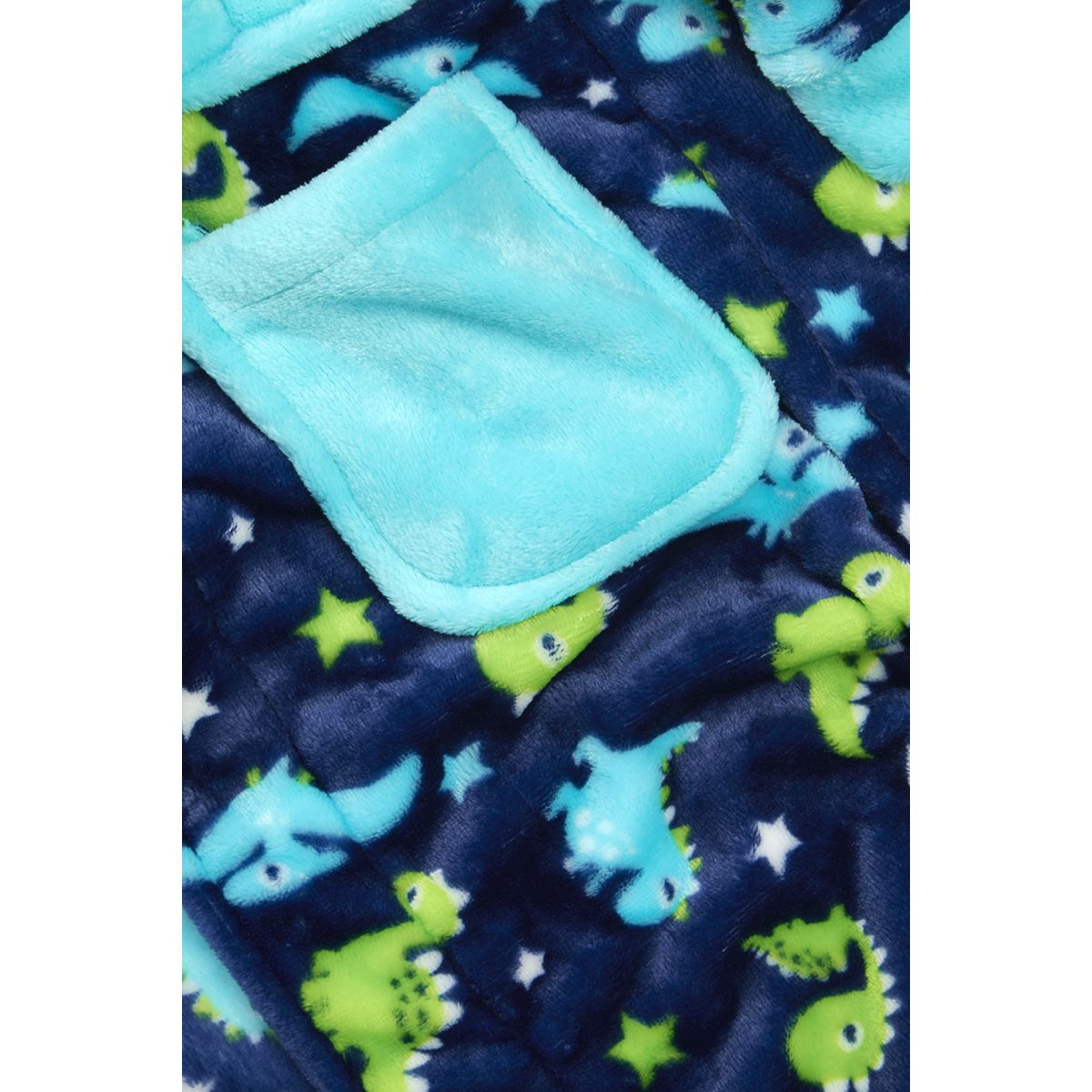 Childrens Dinosaur Print Dressing Gown ~ 2-6 Years