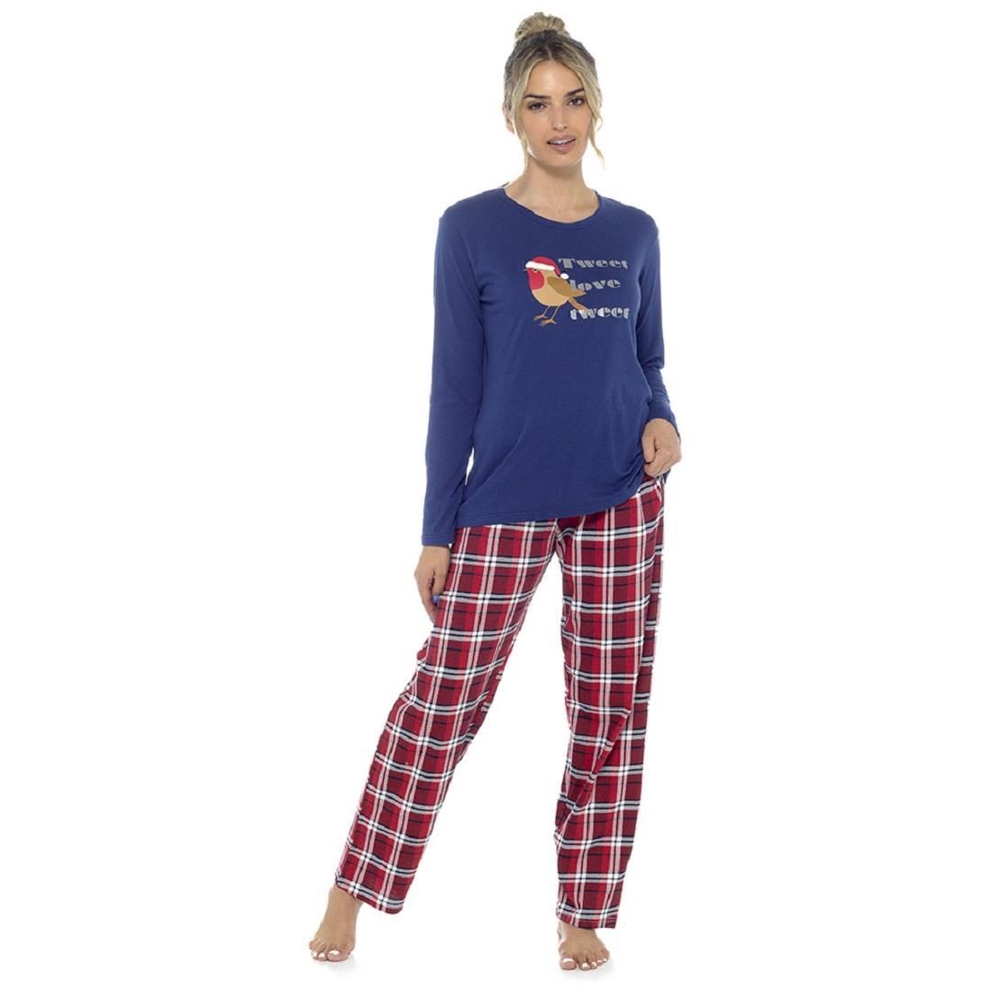 Ladies Cotton Christmas Pyjama Set ~ S-XL