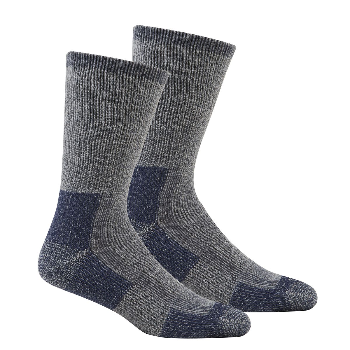 Mens 2 Pack Cushioned Walking Socks