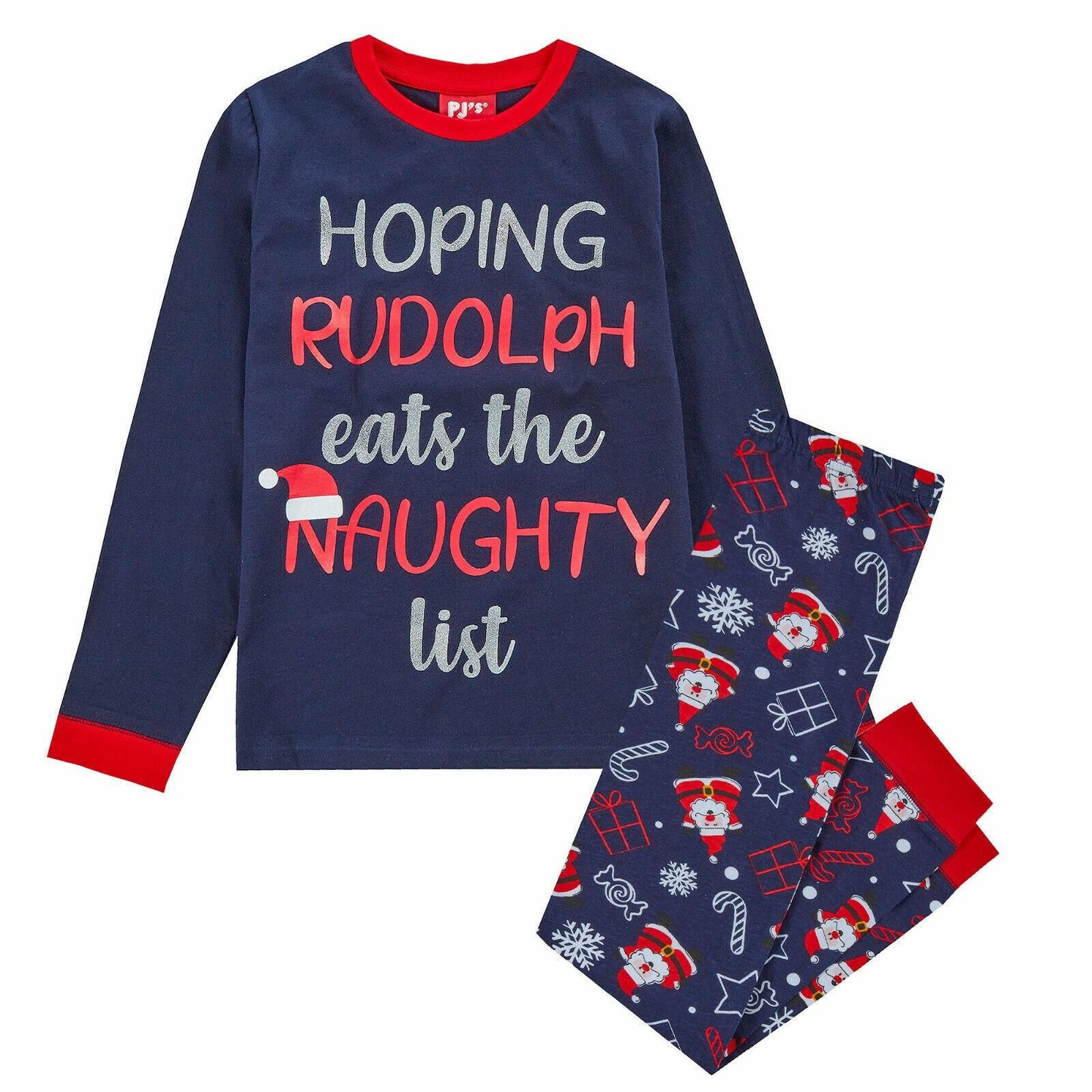 Family Christmas Naughty List Pyjama Set