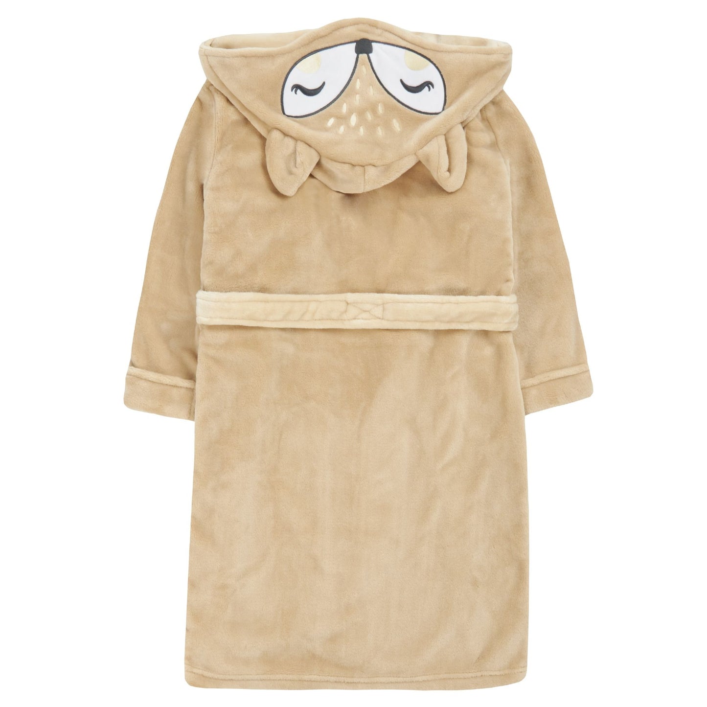 Childrens Fleece Dressing Gown with Fox Design Hood ~ 2-13 years