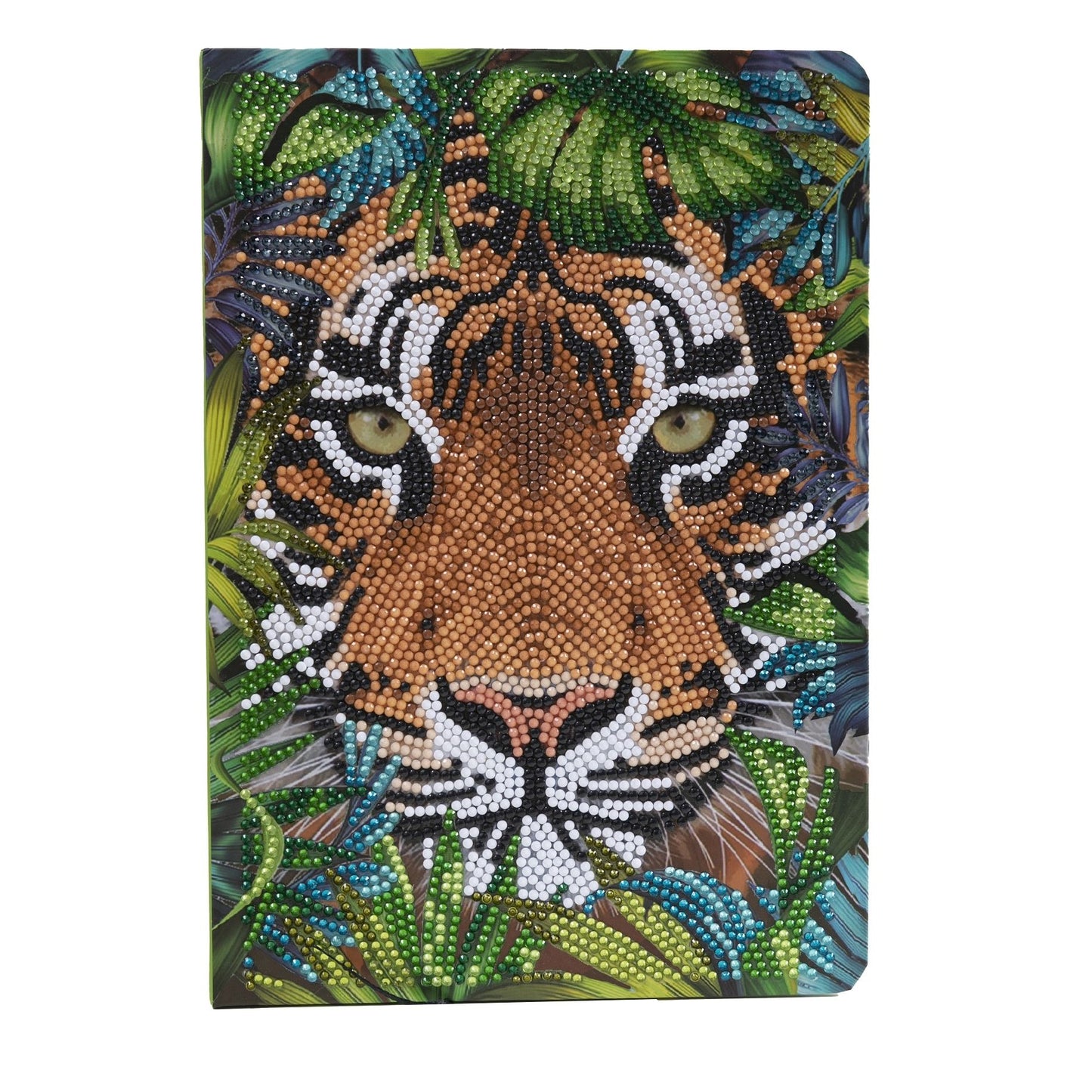 Tiger In The Forest - Craft Buddy Crystal Art Notebook Kit