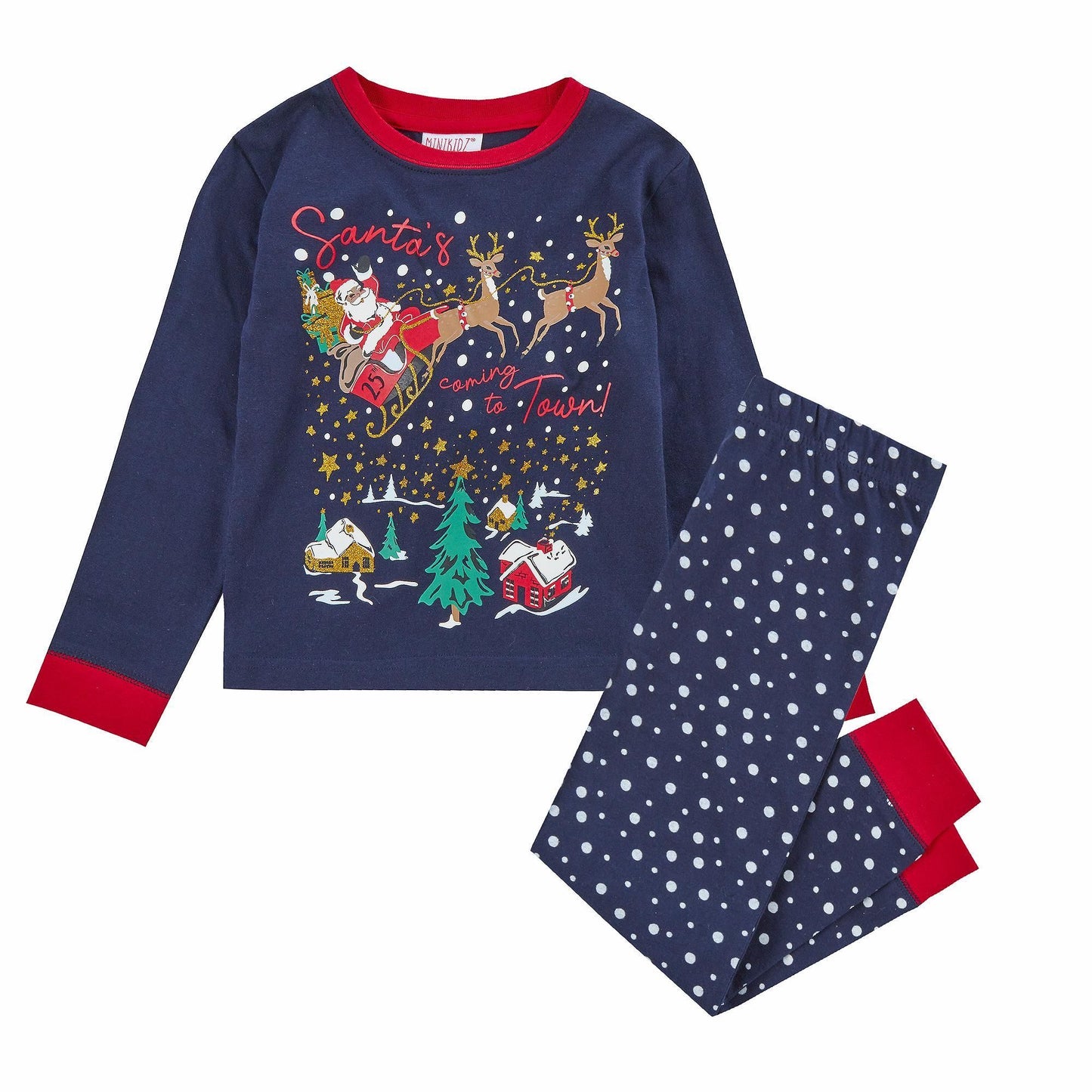 Childrens Christmas Pyjama Set ~ 2-6 years