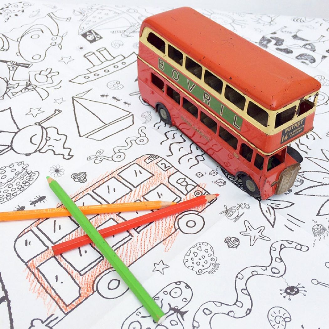 Eggnogg Colour In Giant Poster Tablecloth