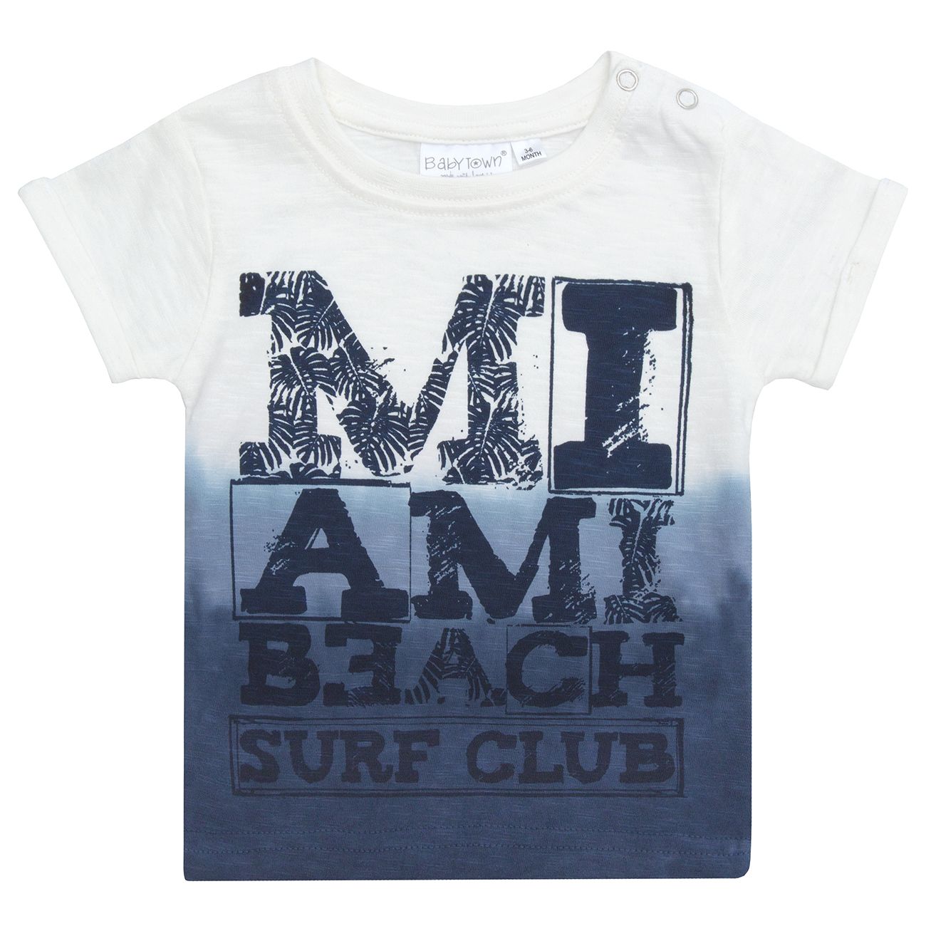 Childrens Dip Dyed T Shirt with American Print