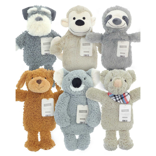 1 Litre Hot Water Bottle with Novelty Plush Cover