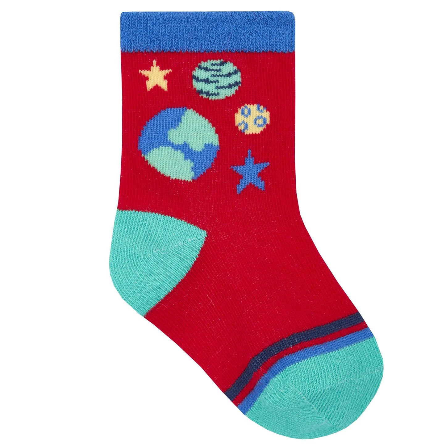 Babies 3 Pk of Novelty Space Design Socks
